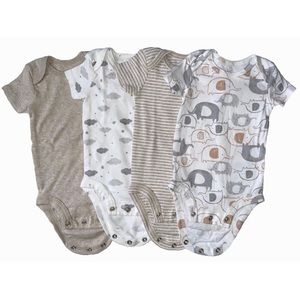 NWOT 3M Baby Onesies 🐘 ☁️